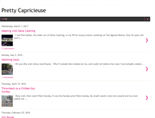 Tablet Screenshot of prettycapricieuse.com